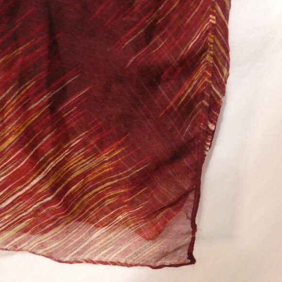 Unbranded | OS | Elegant Earthy Toned Sheer Scarf - Picture 8 of 14